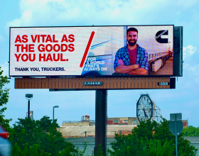 Thank A trucker billboard